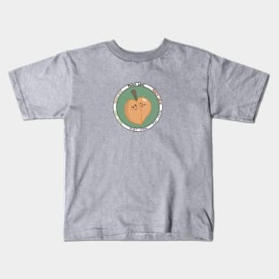 Super cute peach love Kids T-Shirt